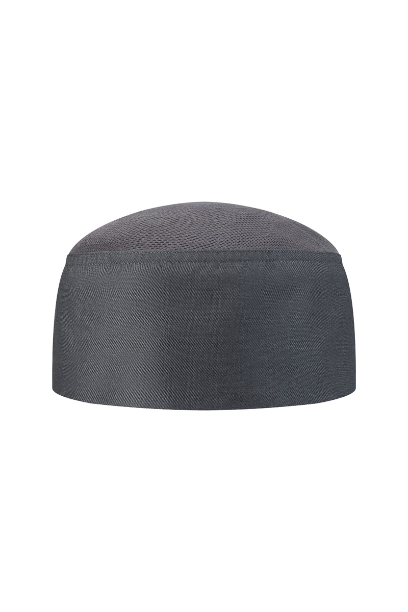 Kochmütze Beanie mit atmungsaktivem Netzeinsatz - Anthrazit