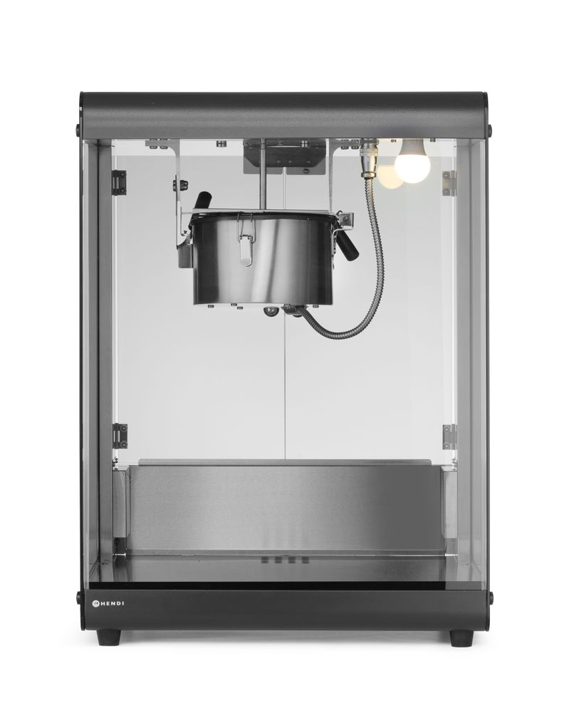 Popcorn-Maschine - 80L - Schwarz - 220-240V/1155W - 560x445x(H)775mm