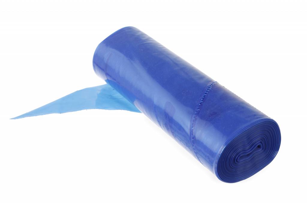 Spuitzak disposable - Biologisch Afbreekbaar Blauw - 550x290 mm - Rol van 100 Stuks