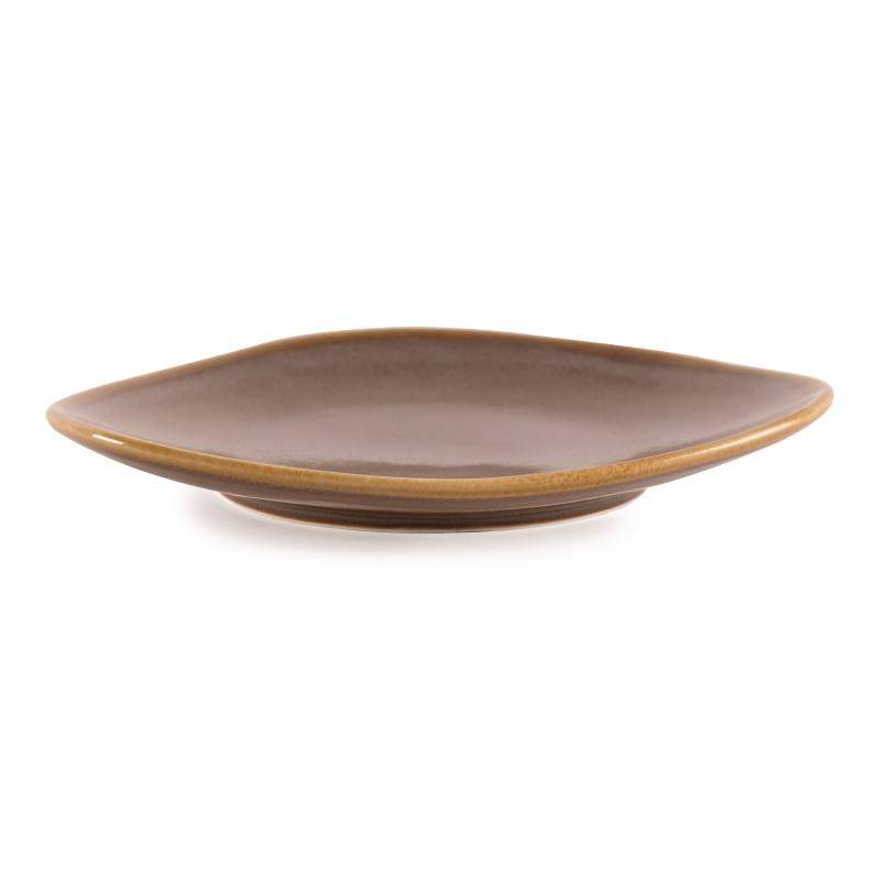 Assiette Triangulaire "Kiln" | Porcelaine Écorce | Ø280mm | 4 Pièces Assiette Triangulaire "Kiln" | Porcelaine Écorce | Ø280mm | 4 Pièces