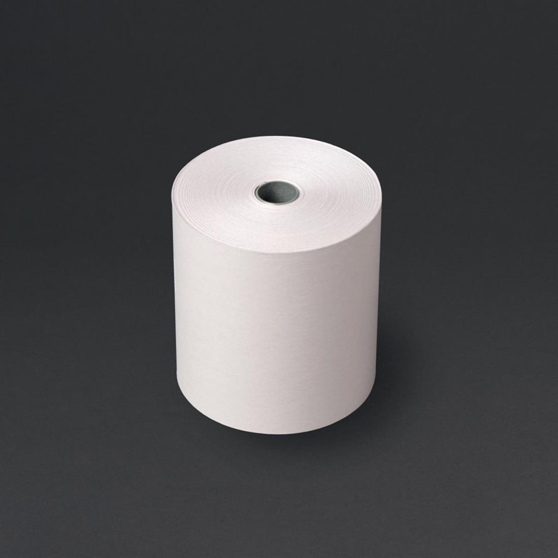 Rouleau de caisse enregistreuse non thermique Duplo - 76x71mm Blanc/Rose - 20 morceaux