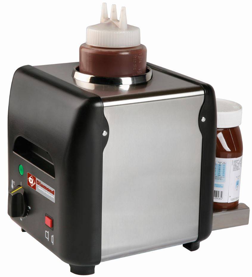 Schokoladenwärmer 1 liter | Thermostat bis 90°C | 225x175x(h)220mm