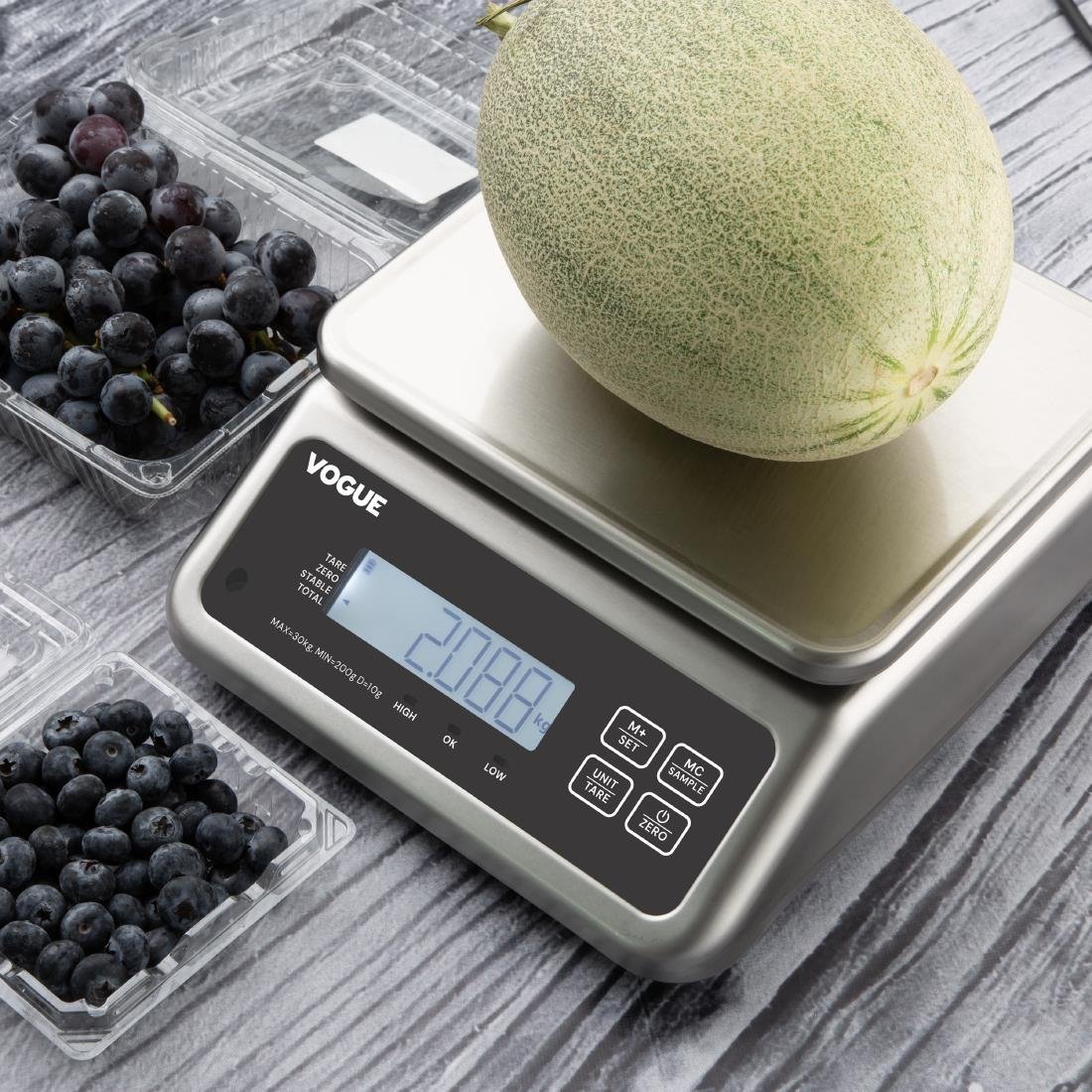 Vogue Wasserdichte Elektronische Waage 30kg