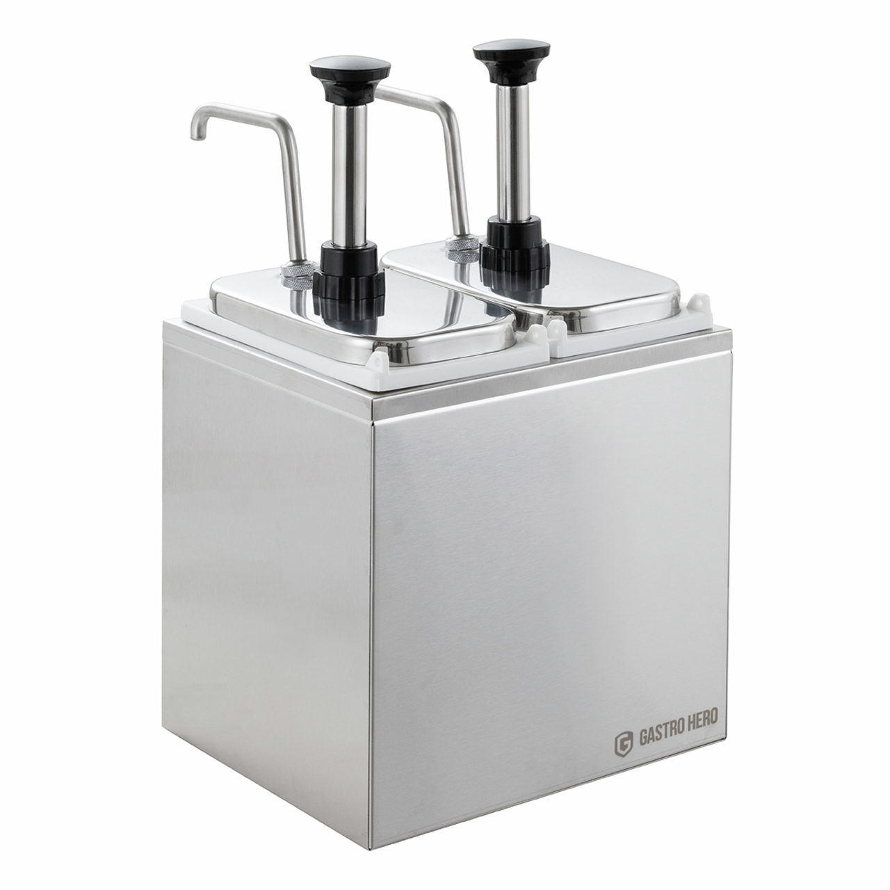 Sausdispenser - 2 x 3 Liter - Doseerpomp RVS