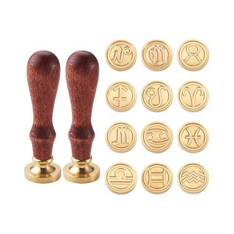 Ensemble de 12 timbres du zodiaque de glace