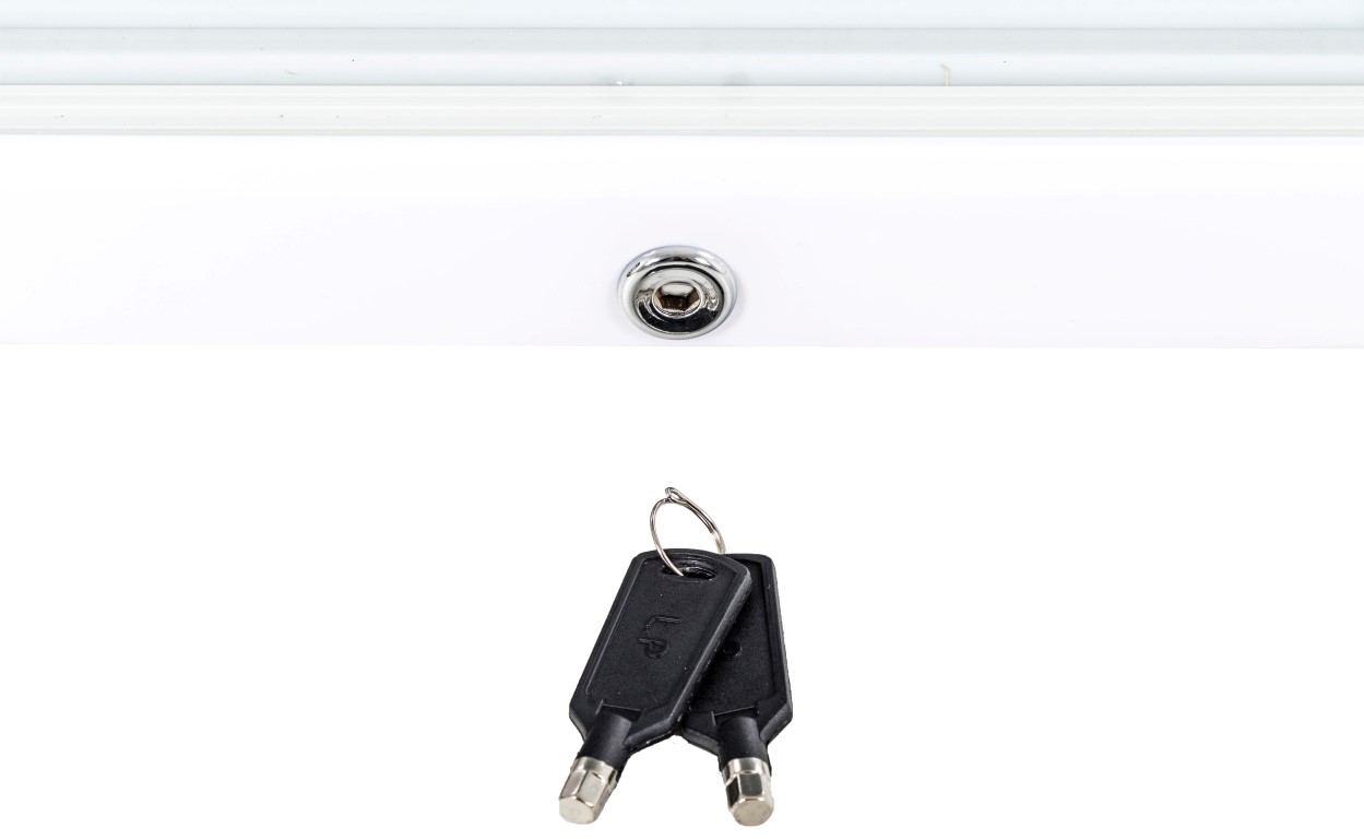 Kühlschrank mit Glastür - Weiß - 130L - Husky