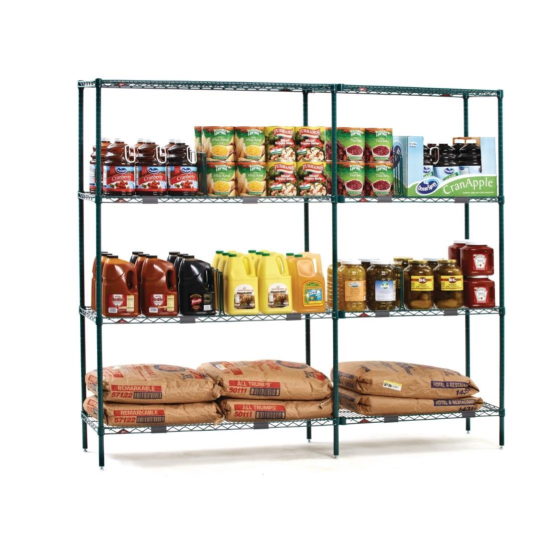 Séparateurs d'étagère Super Erecta Metro 460 x 203mm (lot de 4)