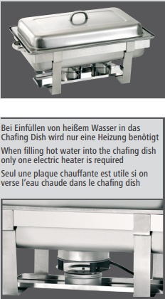 Chauffage Chafing Dish - Pas Besoin de Gel Combustile!