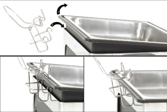 Elektrische Soep Chafing Dish | Chroomnikkelstaal | Inclusief 2x4 Liter Soeppannen | 630x360x(H)460mm