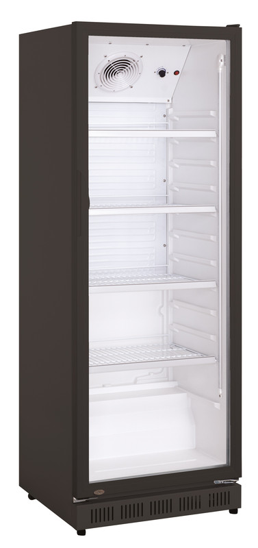 Réfrigérateur porte vitrée - refroidissement forcé - 347 litres