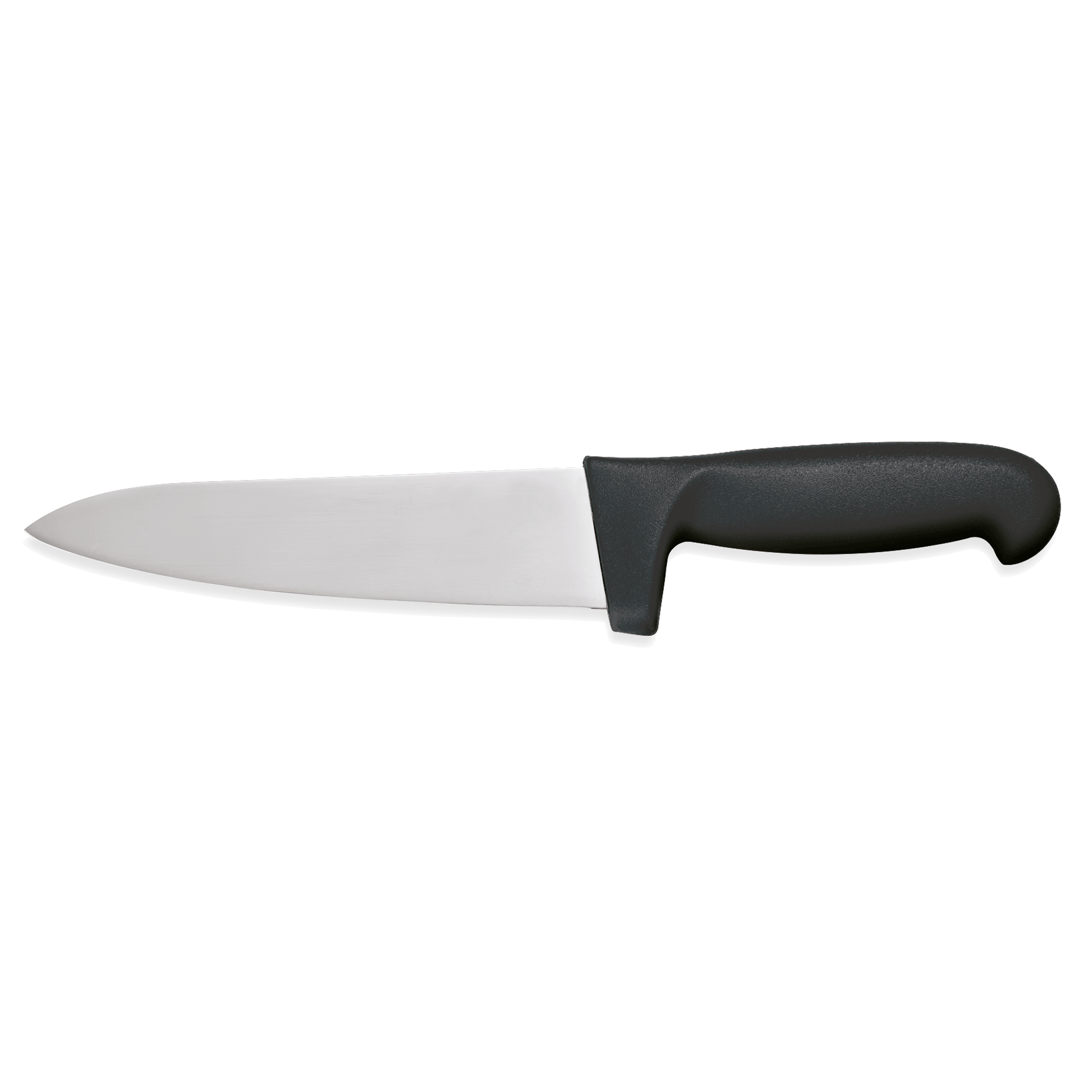 Couteau de cuisine HACCP, 30 cm, noir, acier inoxydable, plastique