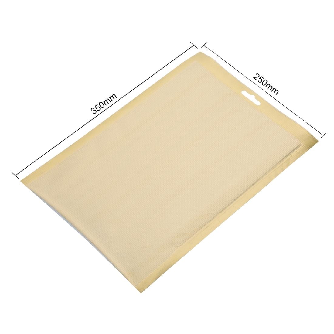 Vogue goudkleurige geribbelde vacuümzakken 250x350mm (100 stuks)
