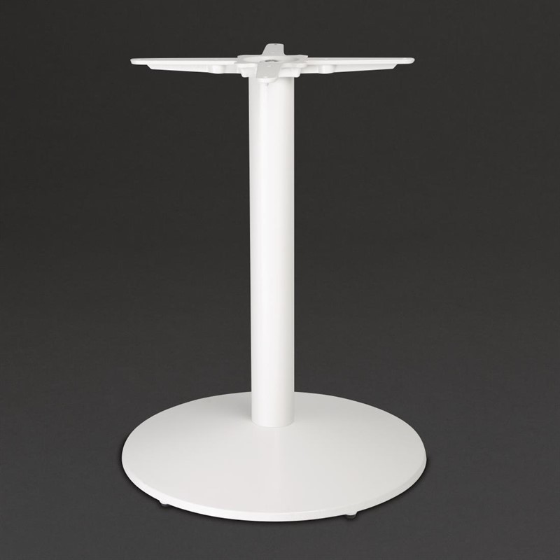 Pied de table en fonte Bolero blanc - 548x (h) 728mm