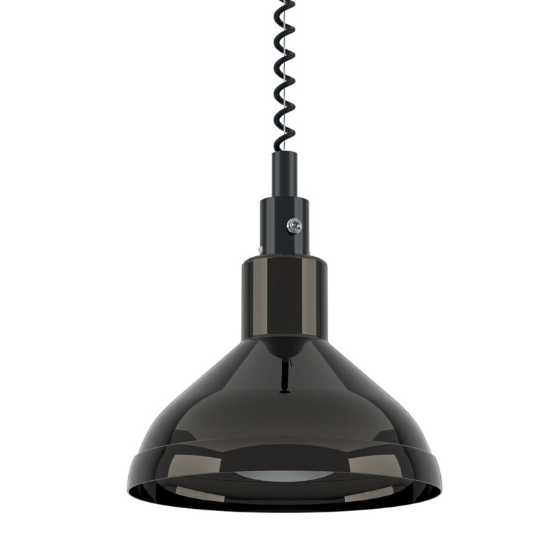 Lampe chauffante suspendue - Infra-rouge - Nickel noir laquée - 230 V - 3302RNN