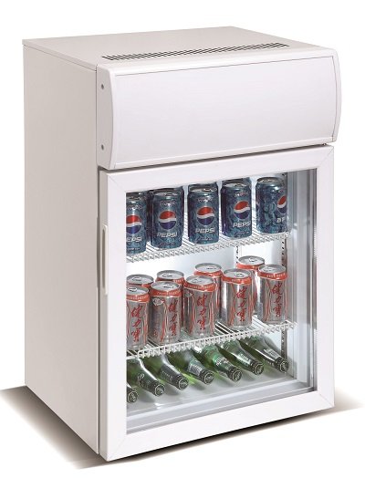 Mini Barkühlschrank | Glastür | 75 Liter  535x455x(h)815mm
