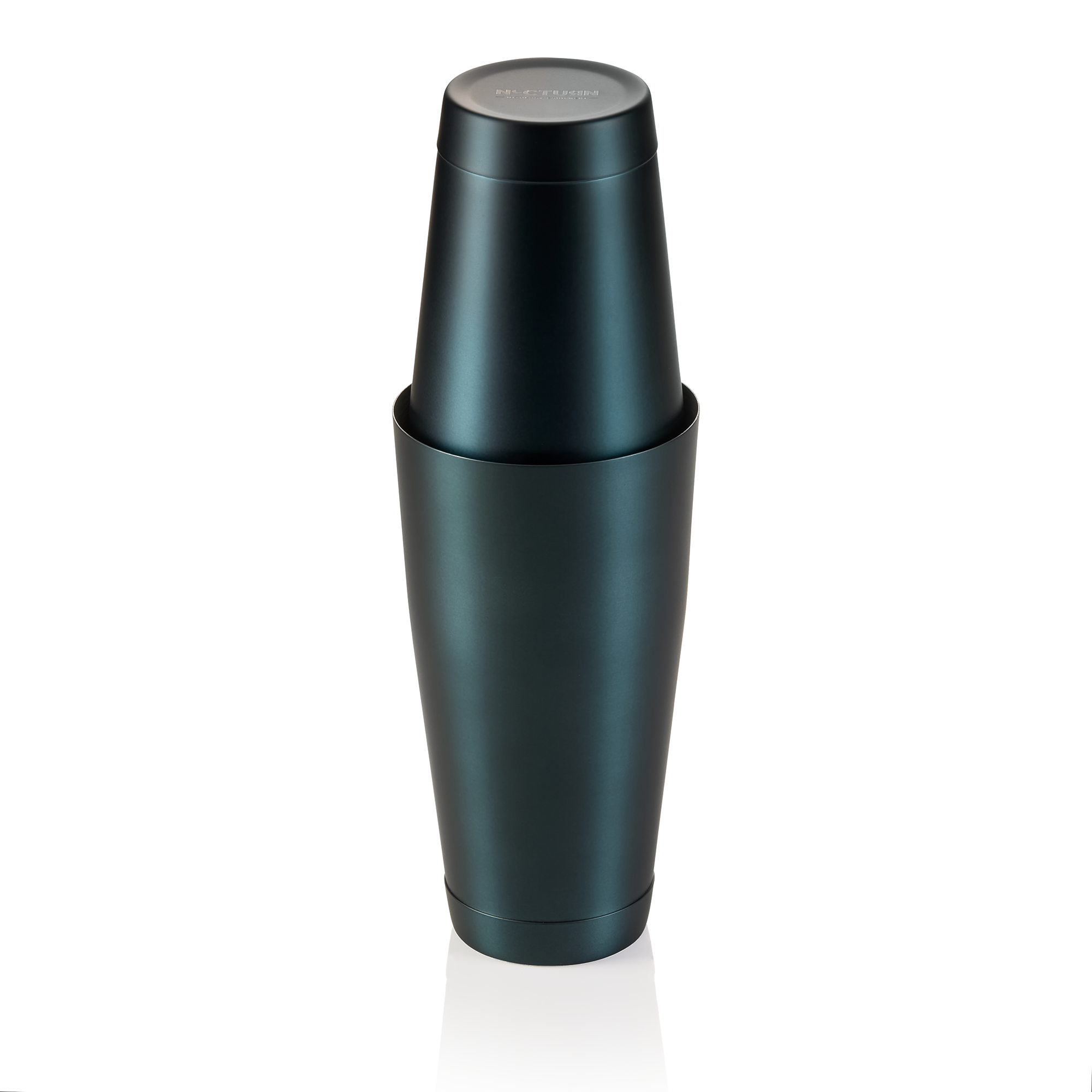 Shaker Tin Tin NOCTURN, 0,8 ltr., Ø 9 cm, blau matt, Chromnickelstahl 18/8