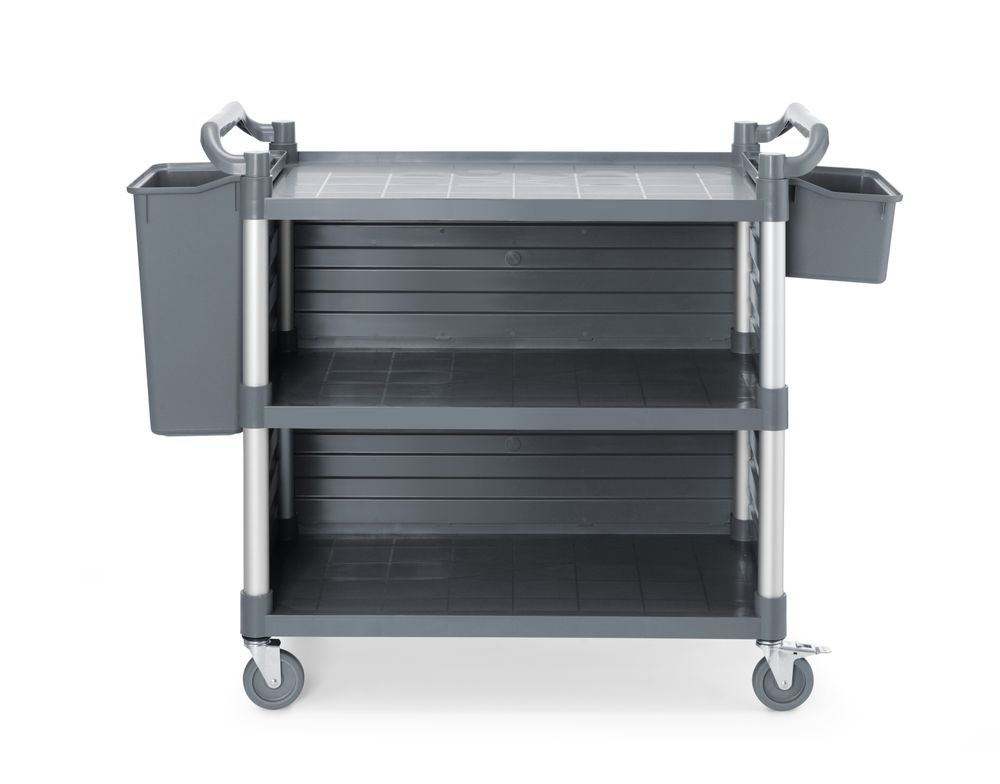 Servierwagen aus Polypropylen mit Lagen - groß - AmerBox - Inklusive Regalseitenwände - 1010x500x(H)960mm