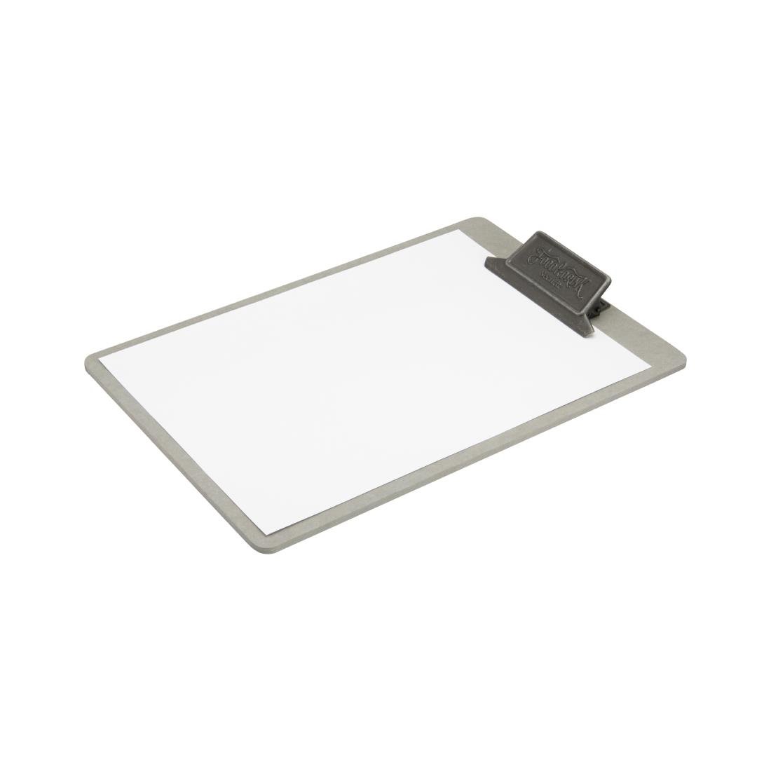 Securit Vintage Speisekarten Klemmbrett Metall Patina Clip mit "Essen & Trinken" A4