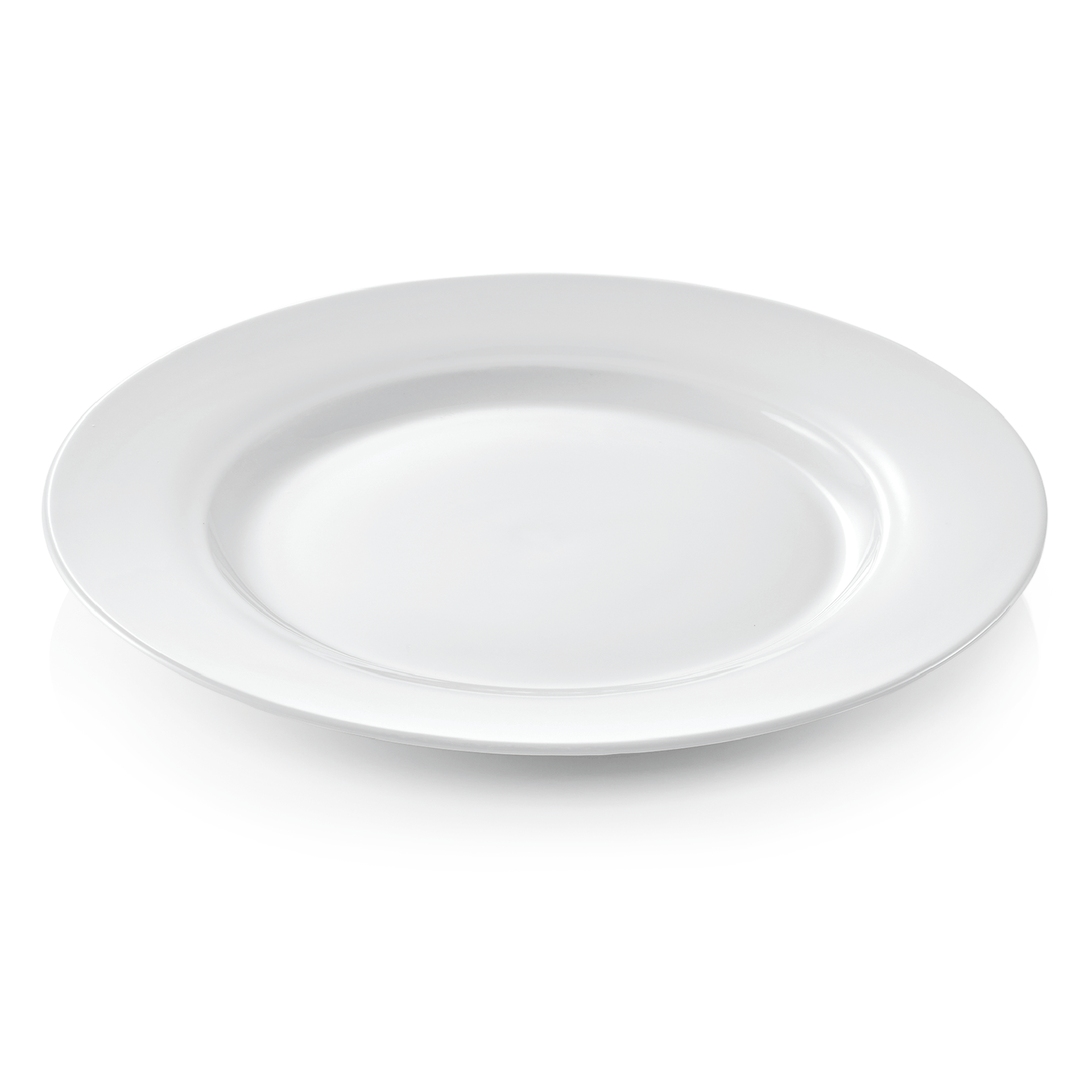 Bordenset, plat, Ø 27 cm, Set van 12 stuks, porselein