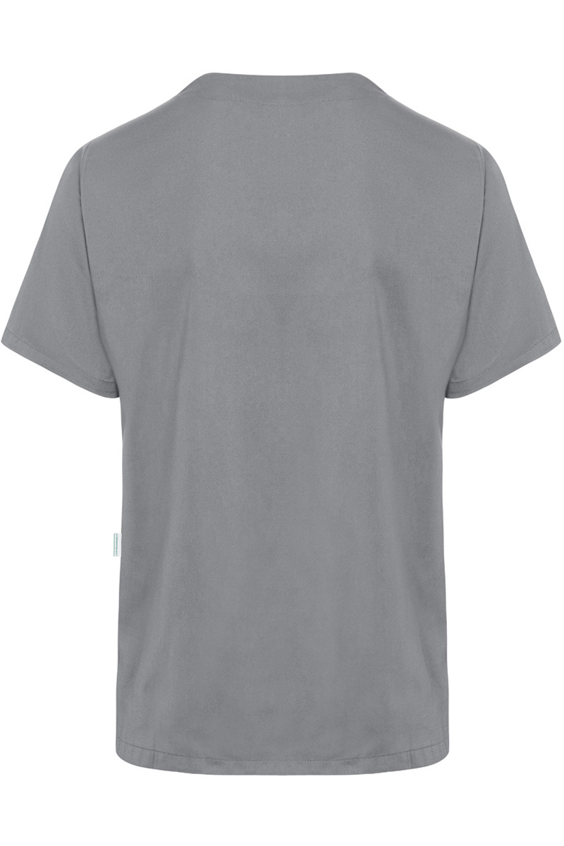 Tunique homme à enfiler à manches courtes Essential, en matériau durable - Gris Platine - L