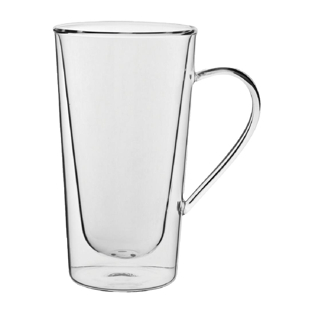 Verres à latte double paroi avec anse haute Utopia 34cl (lot de 6)