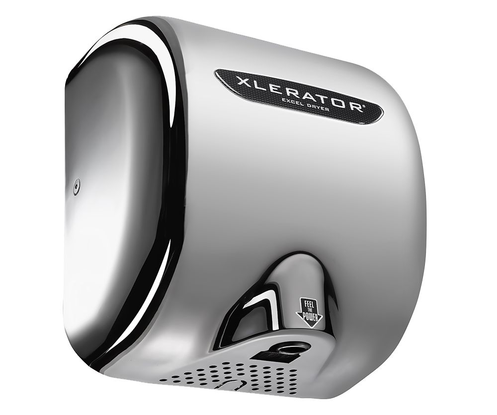 Sèche-mains Xlerator XL-C Chrome | Très Puissant | 10 secondes | 1400W | Résistant au vandalisme