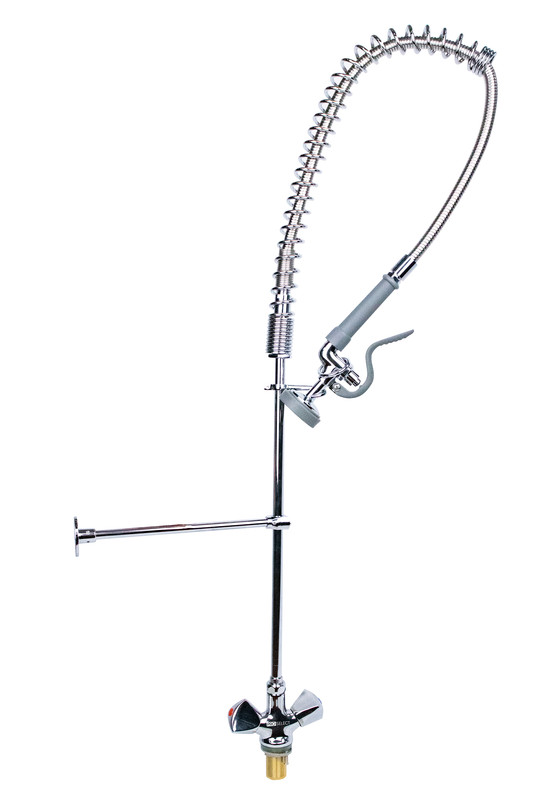 Voorspoeldouche met Draaiknoppen - Ééngats -  1000mm