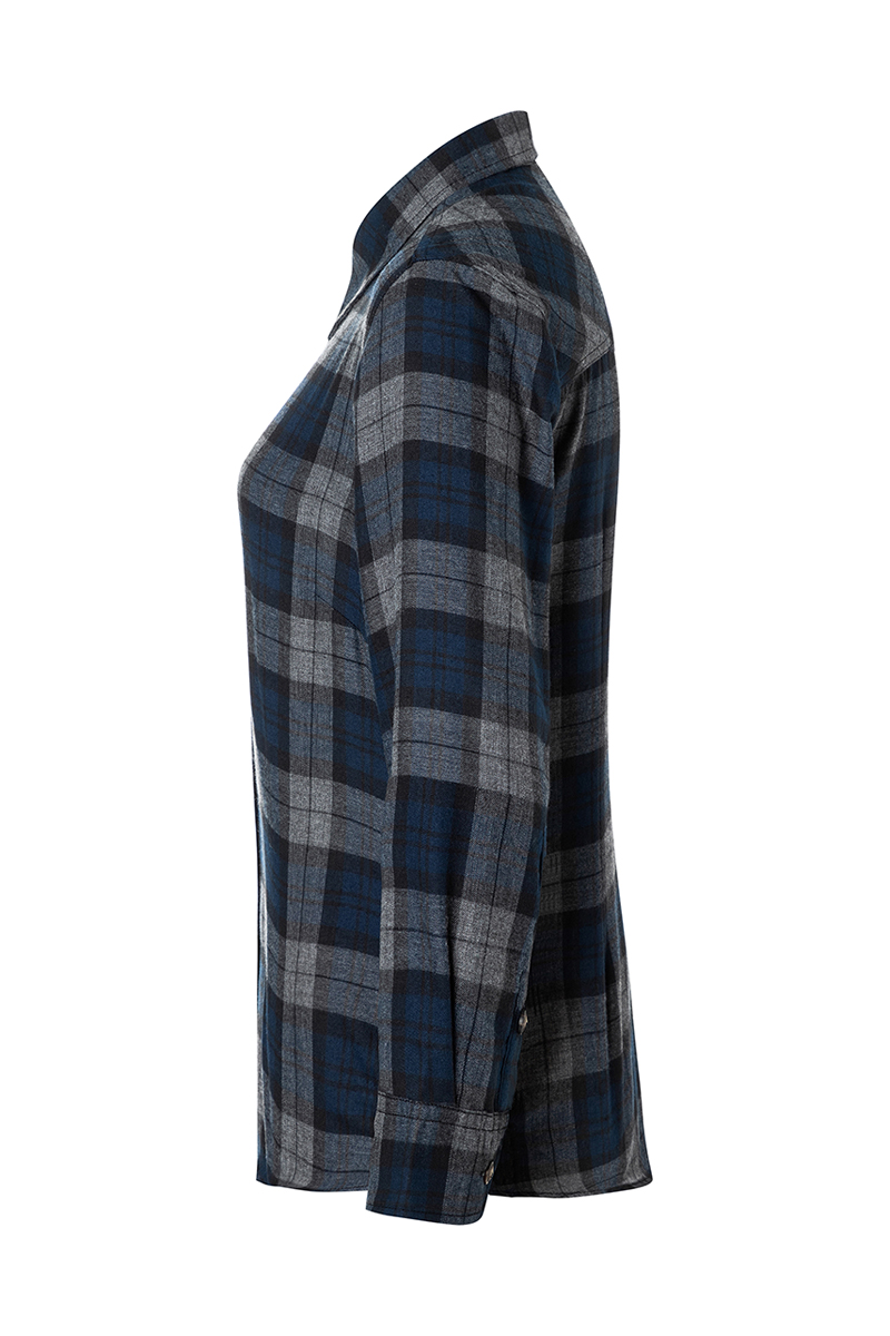 Herren Karohemd Urban-Style - Marine - XL