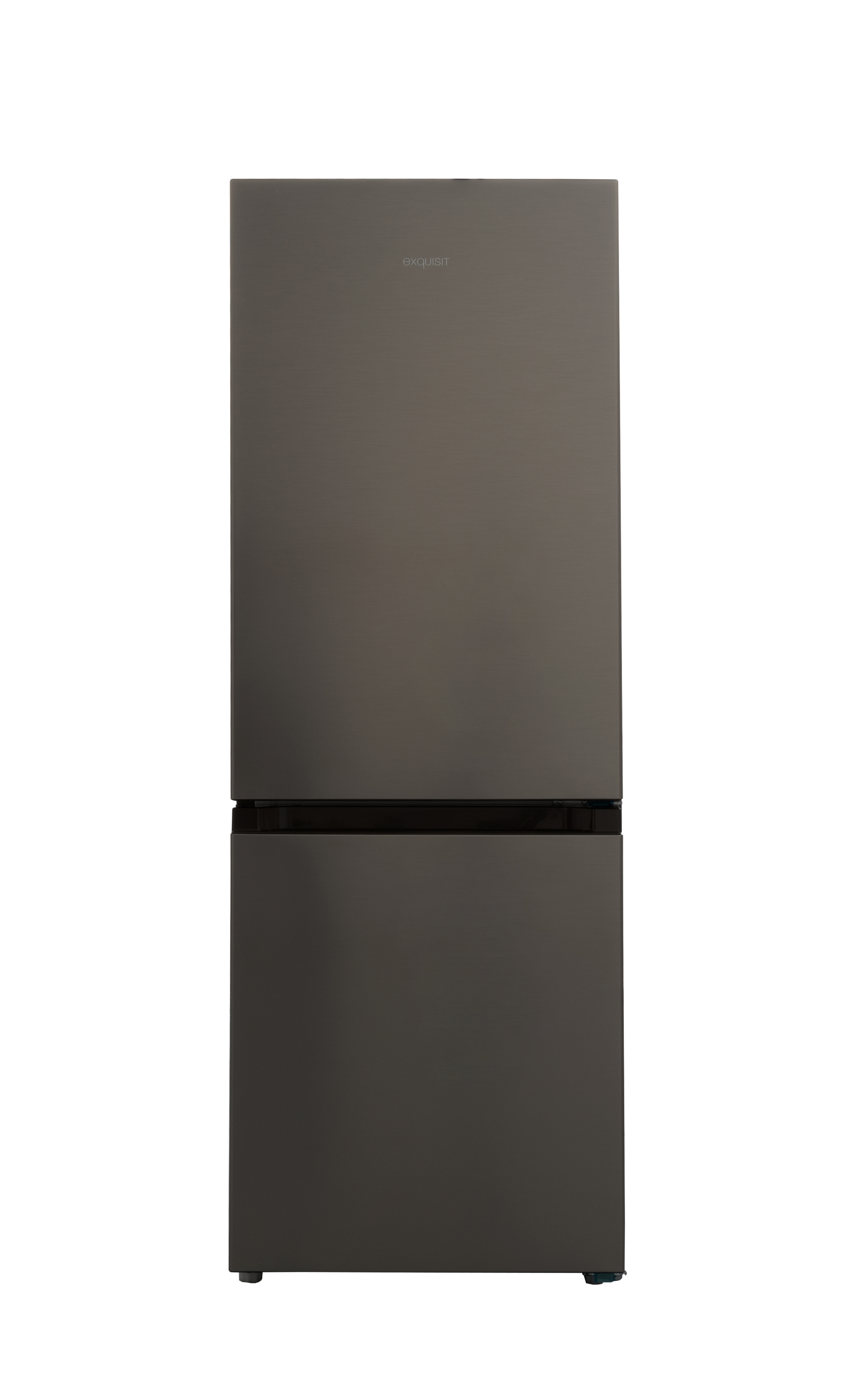 Kühl-/Gefrierkombination - Edelstahl - 122 + 53L - Exquisit