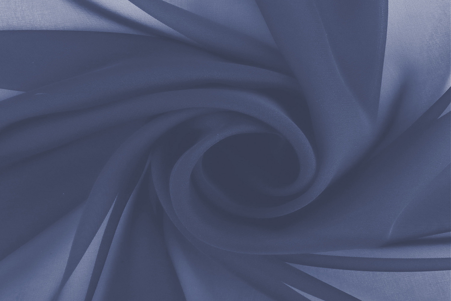 Foulard en mousseline Classic - Marine