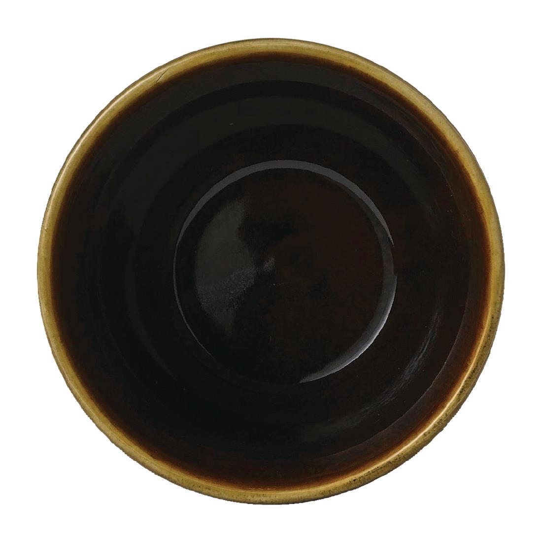 Churchill Super Vitrified Nourish Black Onyx Zweifarbige Chip-Becher, 291 ml, (12 Stück)