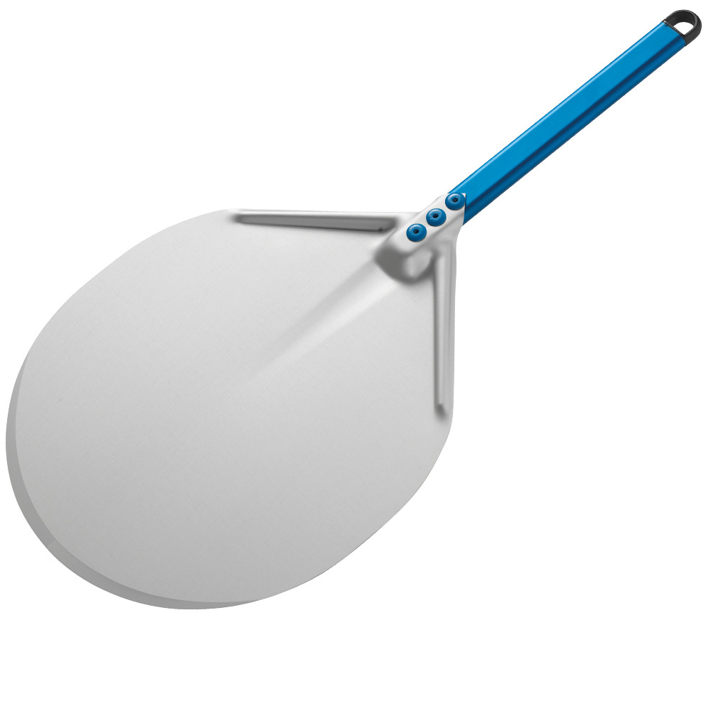 Aluminium pizzaschep ø 330 mm, kort handvat