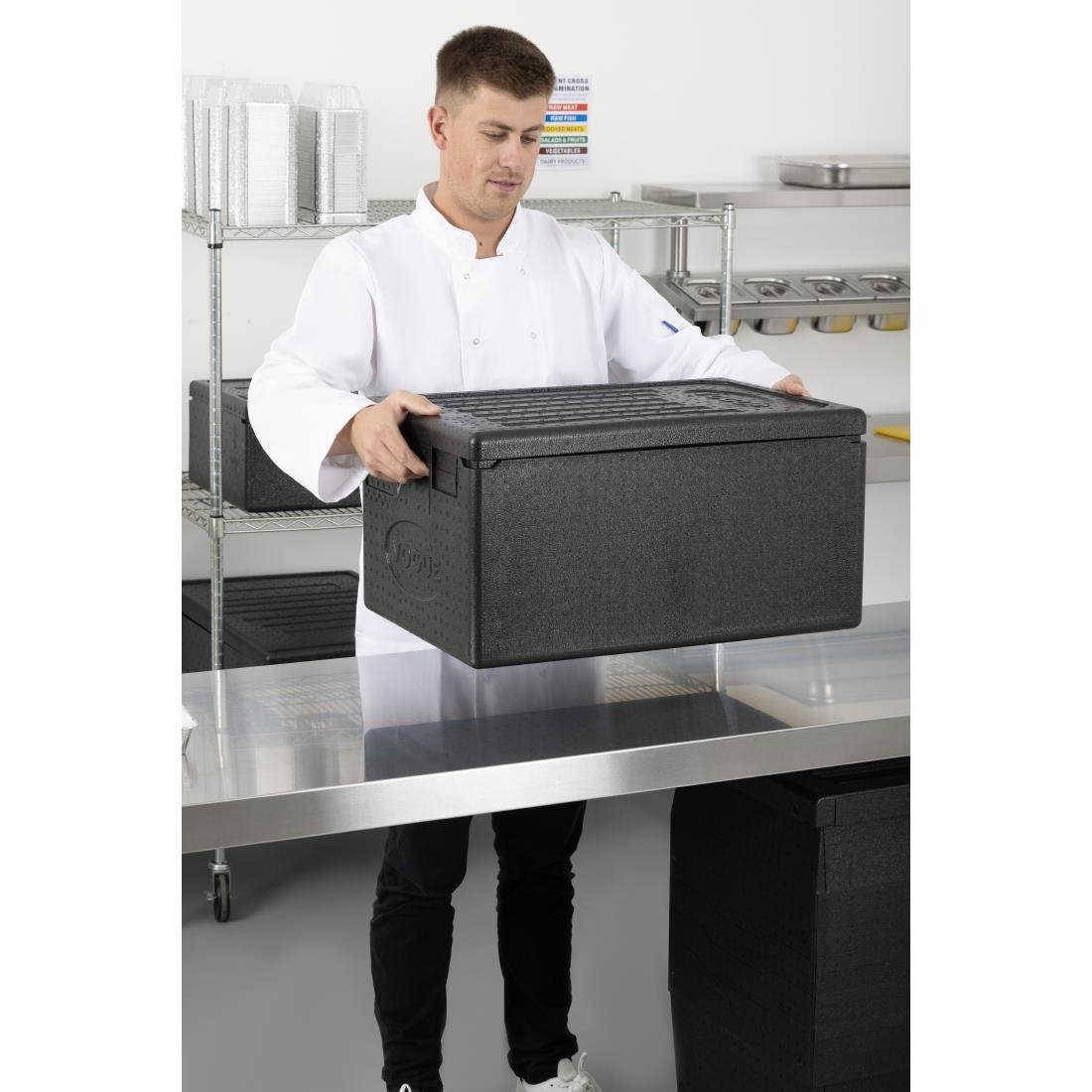 Vogue Geïsoleerde EPP Voedsel Transport Box 46Ltr GN Formaat Vogue Geïsoleerde EPP Voedsel Transport Box 46Ltr GN Formaat