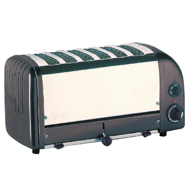 Toaster Grau | 3kW/230V | 6 Schlitze | 195 Scheiben pro Stunde