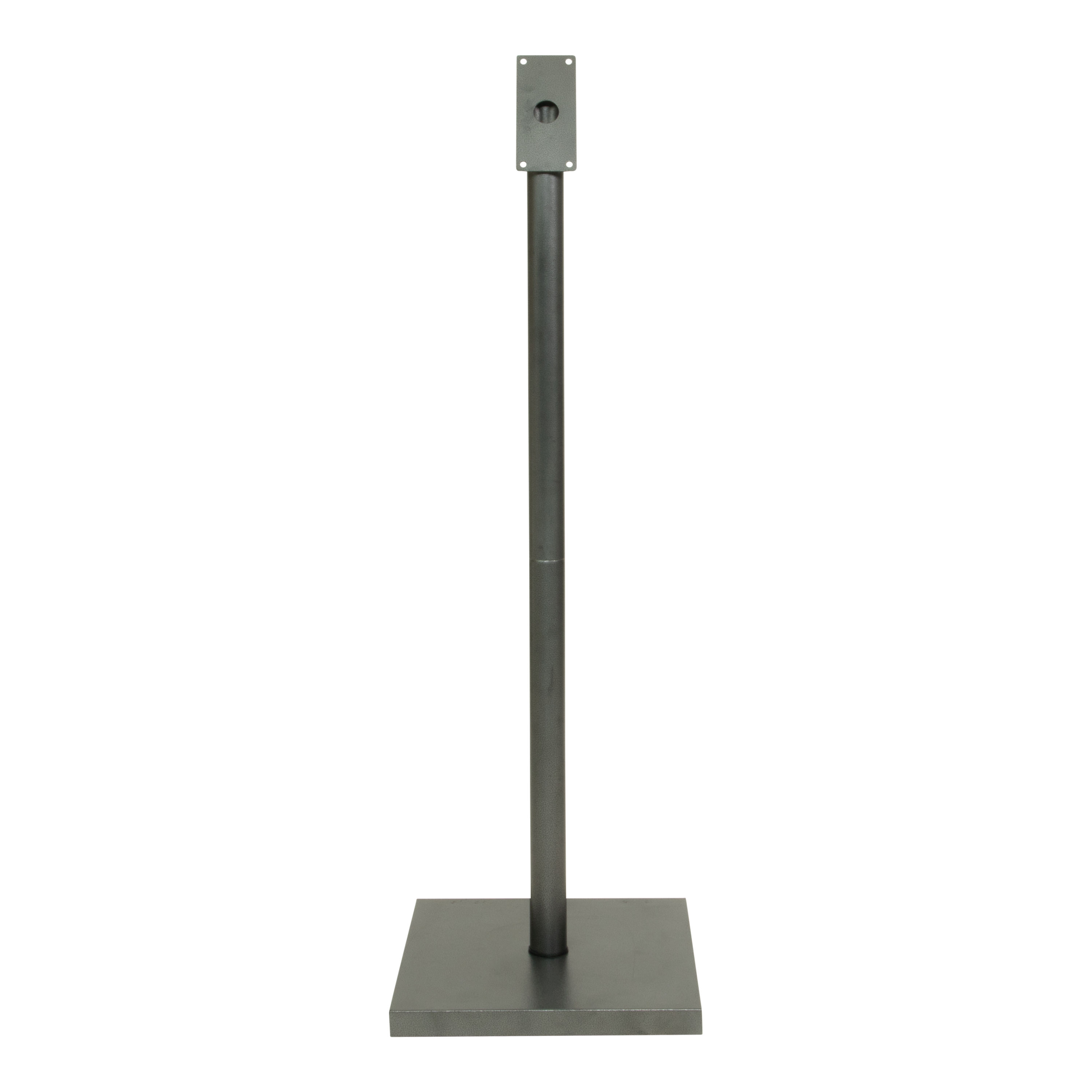 Grote Gecoate Stalen Paal En Voet Set 135 cm