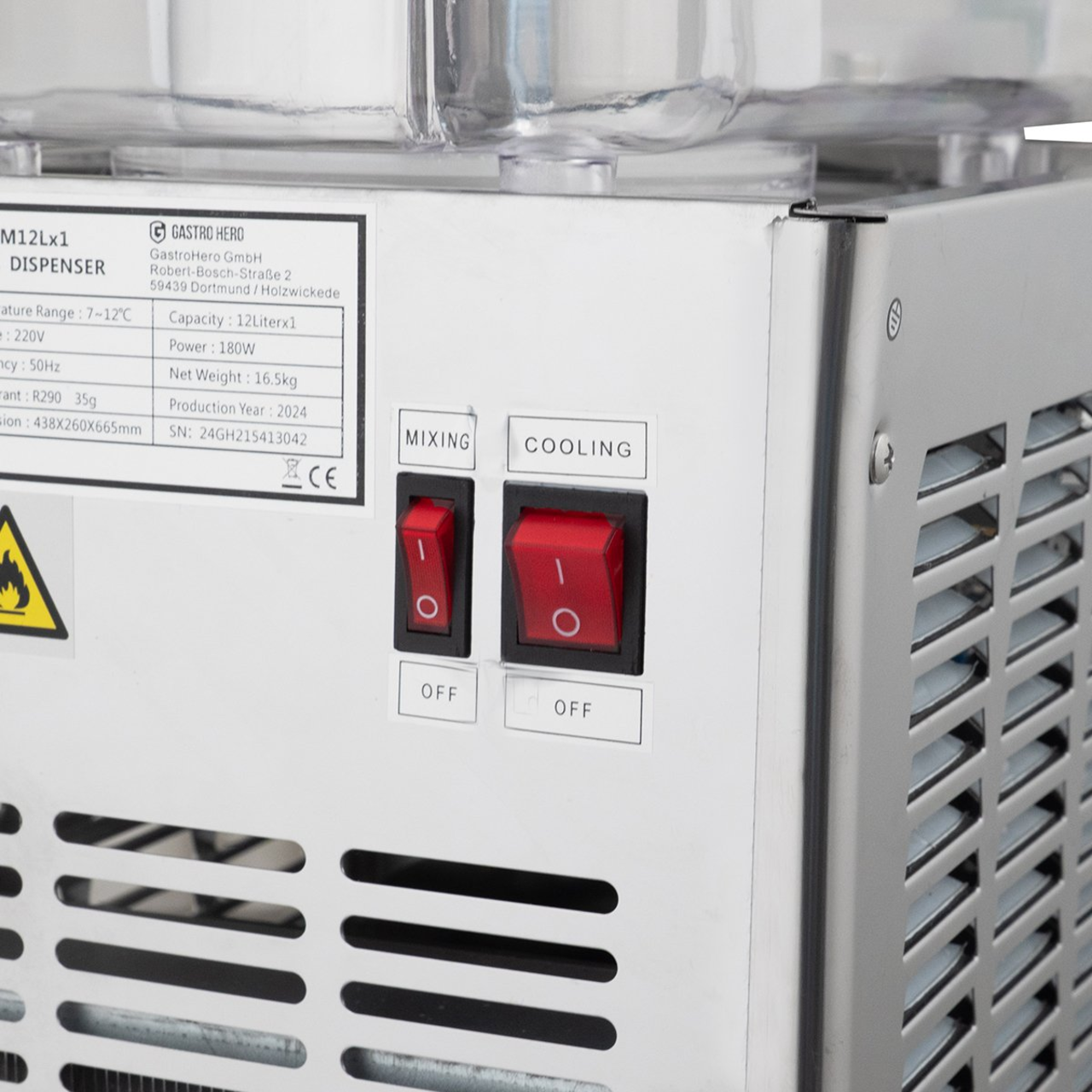 Drankdispenser voor koude dranken ECO 2 x 12 L