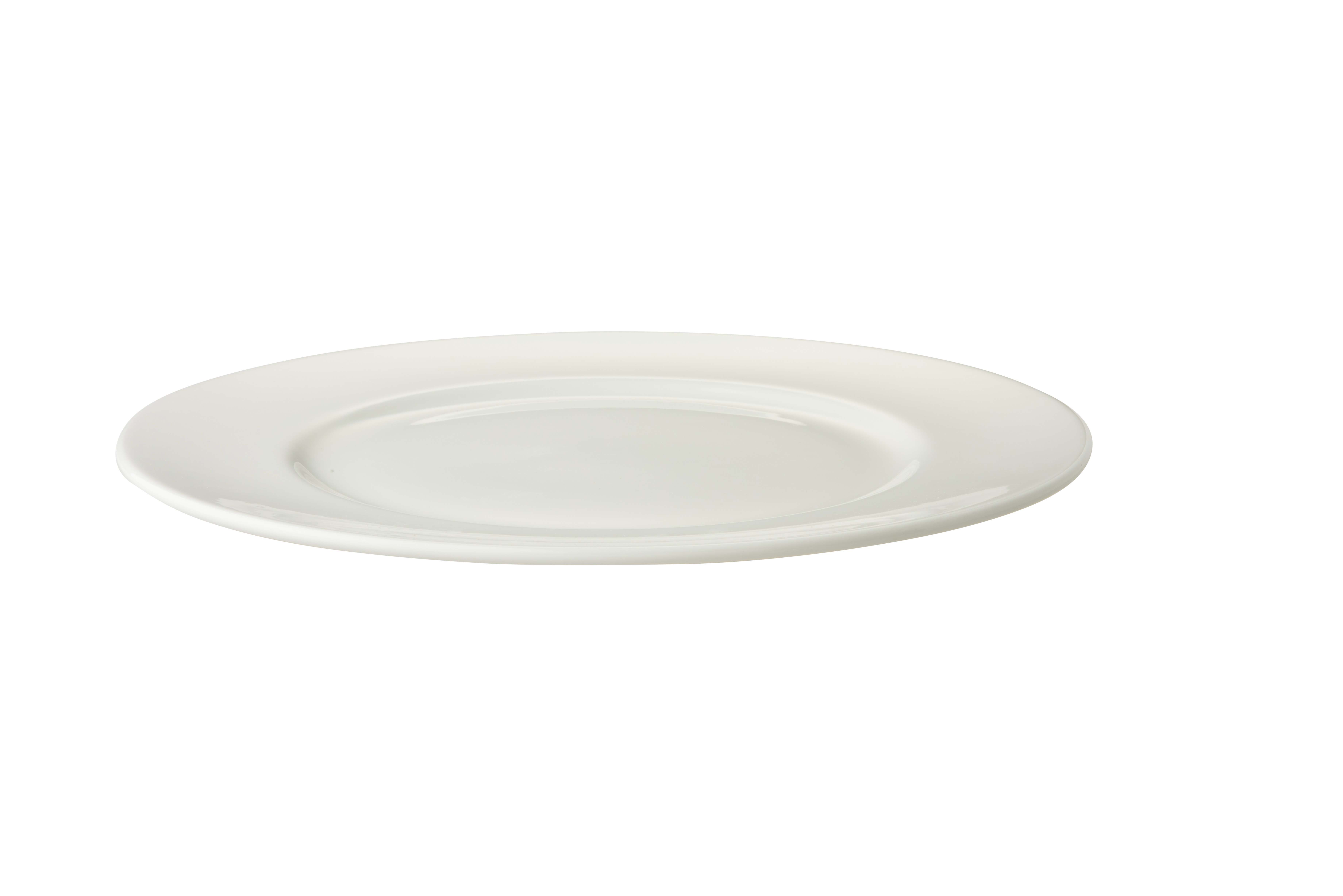 Bord 032 Lux 25.5 cm Offwhite Porselein