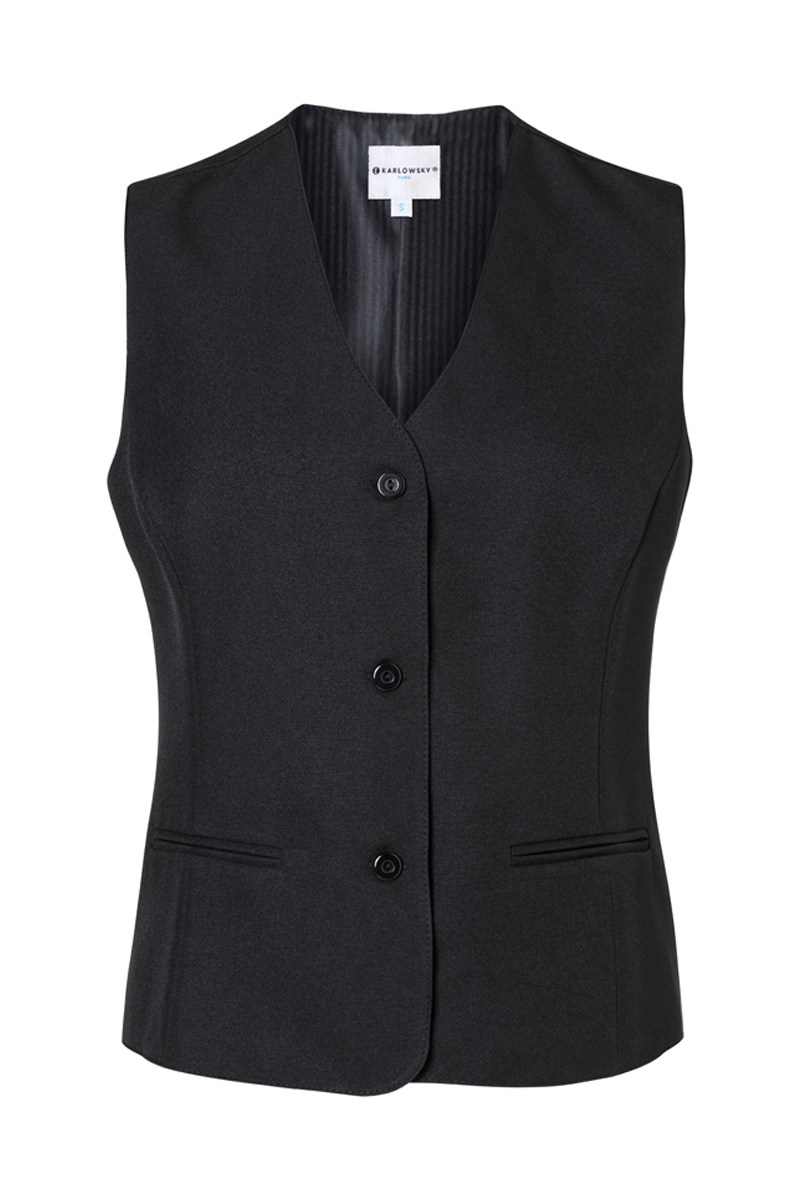 Gilet femme Basic - Noir - L