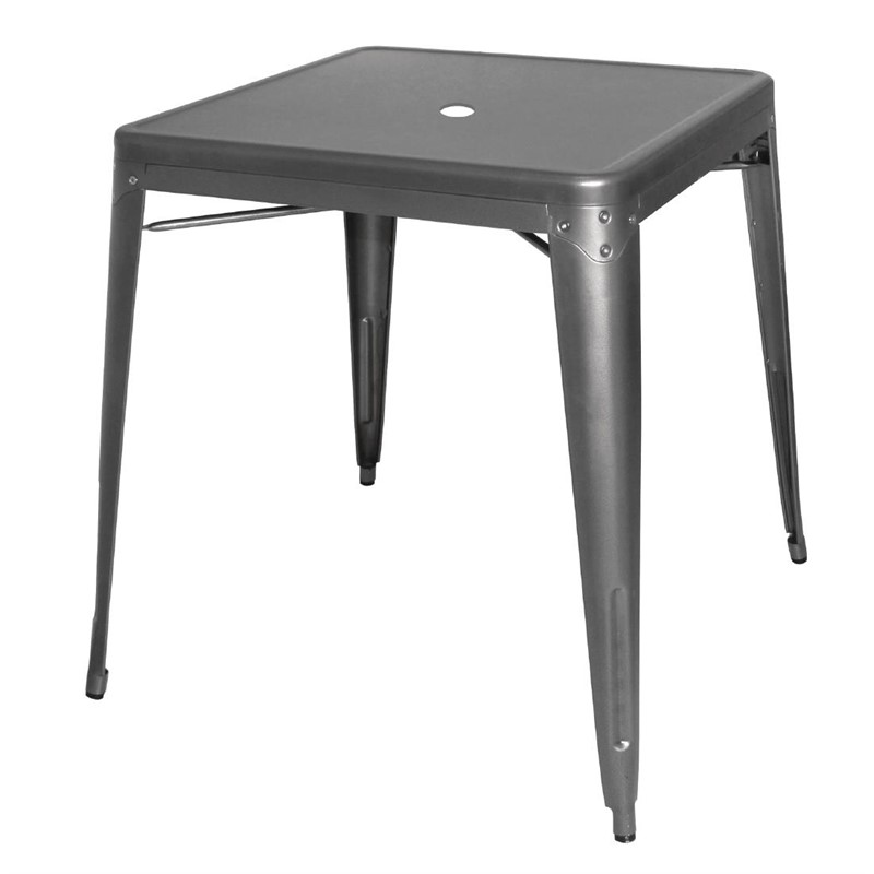 Bolero vierkante bistro tafel grijs 66cm