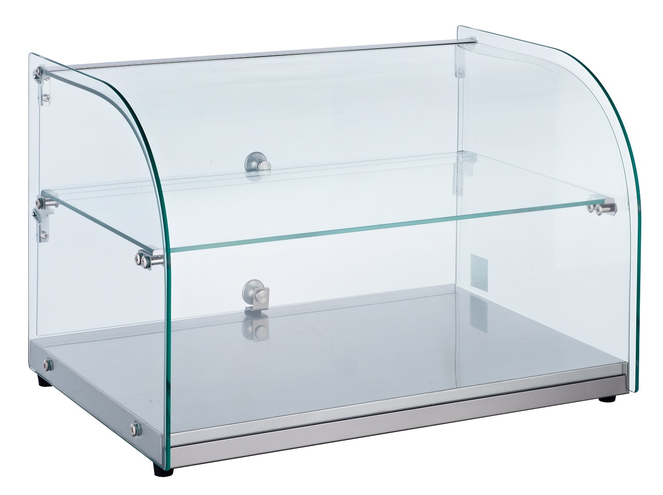 Vitrine | Glas gebogen | 45 Liter | 554x376x(h)370mm