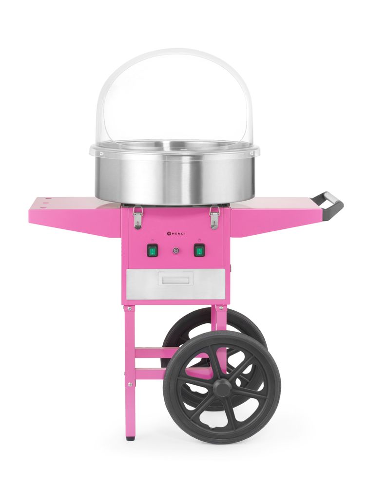 Suikerspinmachine - Pastelroze - 220-240V/1130W - 948x520x(H)914mm