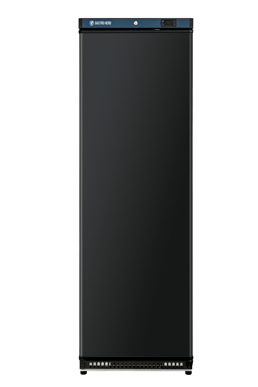 Armoire réfrigérée ECO 400, intérieur en plastique, noir