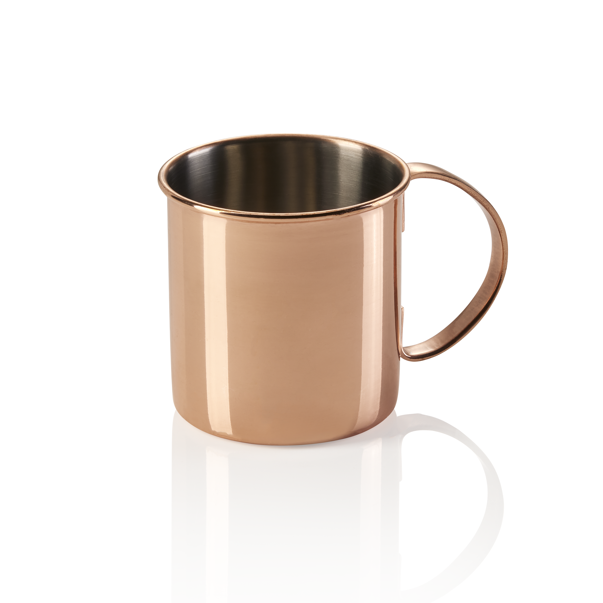 Ensemble Moscow Mule, 0,45 L, diamètre 9 cm, hauteur 9 cm, bronze, Ensemble de 2 pièces, acier inoxydable chrome-nickel, revêtement PVD