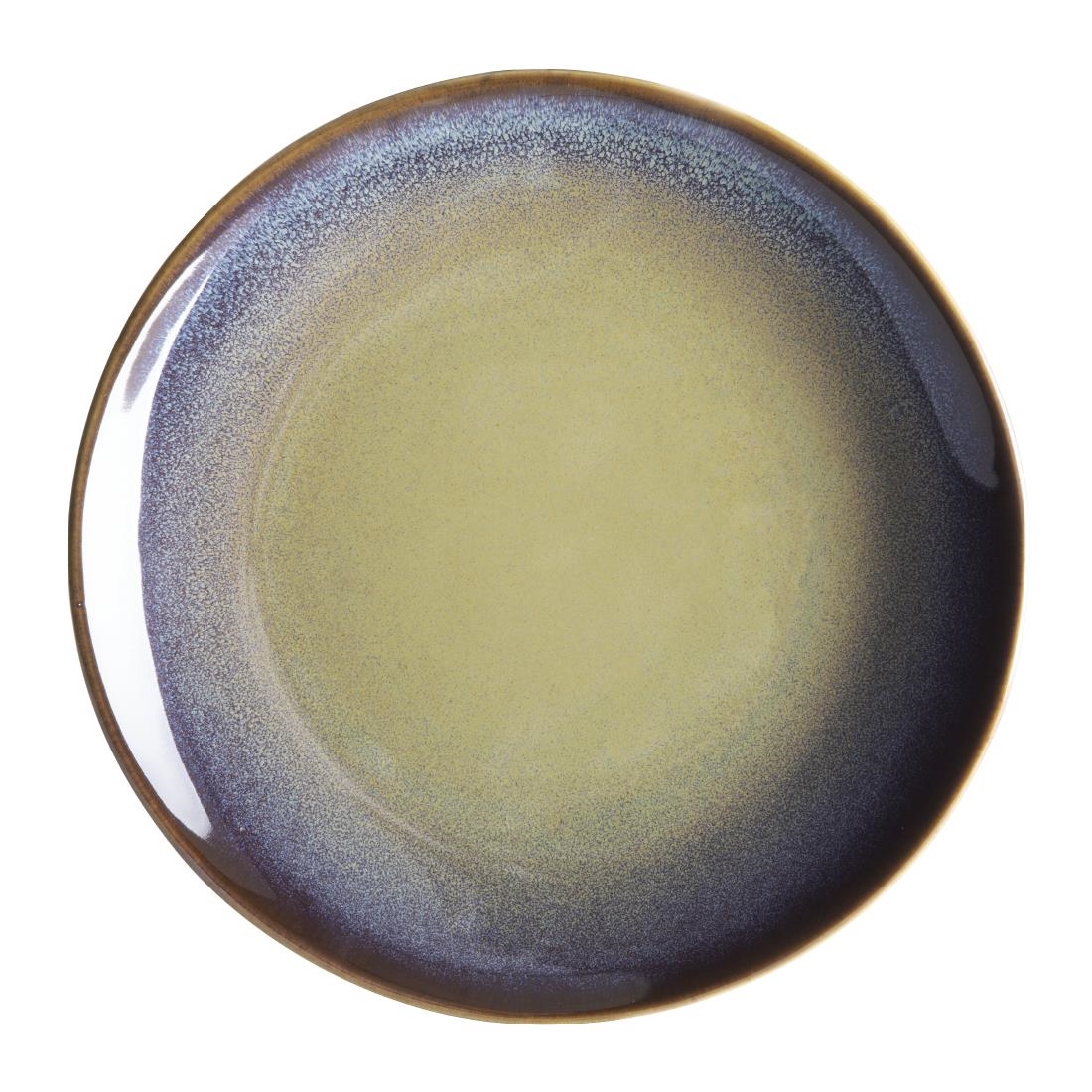 Olympia berk aubergine coupe borden 205mm (verpakking van 6)