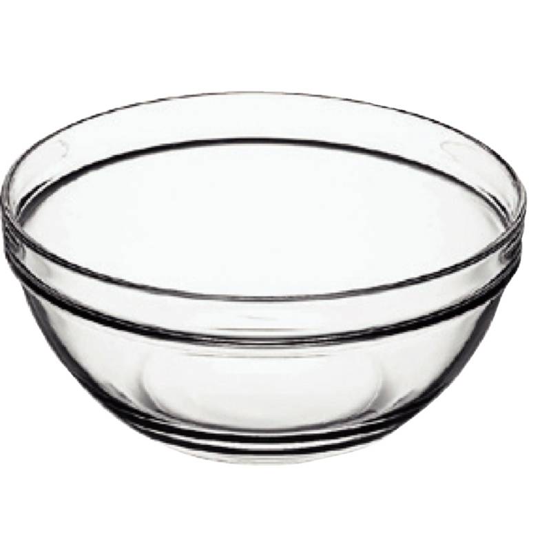 Glasschale Ø60mm | Gehärtetes Glas | 0,35 Liter | 6 Stück