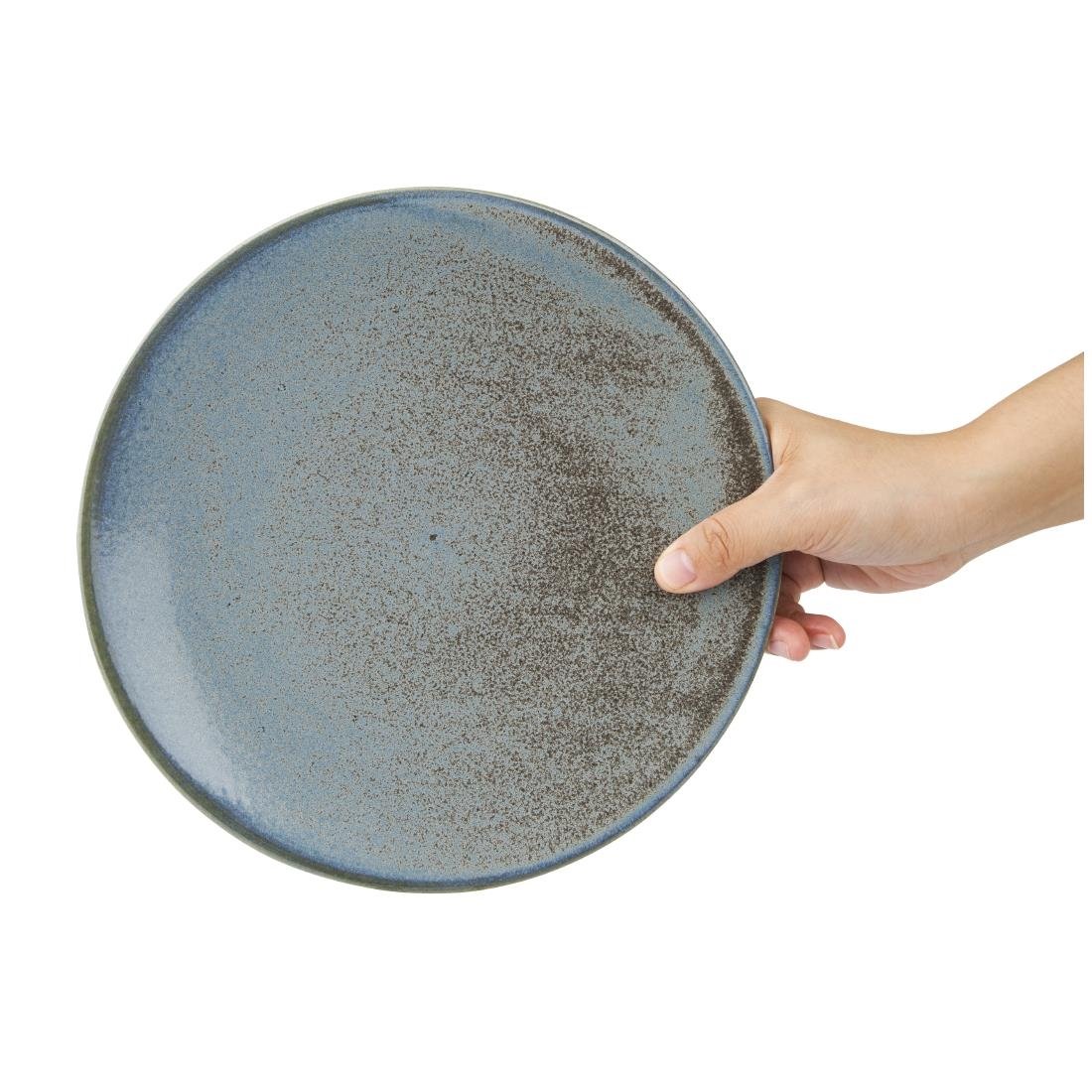 Assiettes plates Olympia Ember Blue 230mm (lot de 6) Assiettes plates Olympia Ember Blue 230mm (lot de 6)