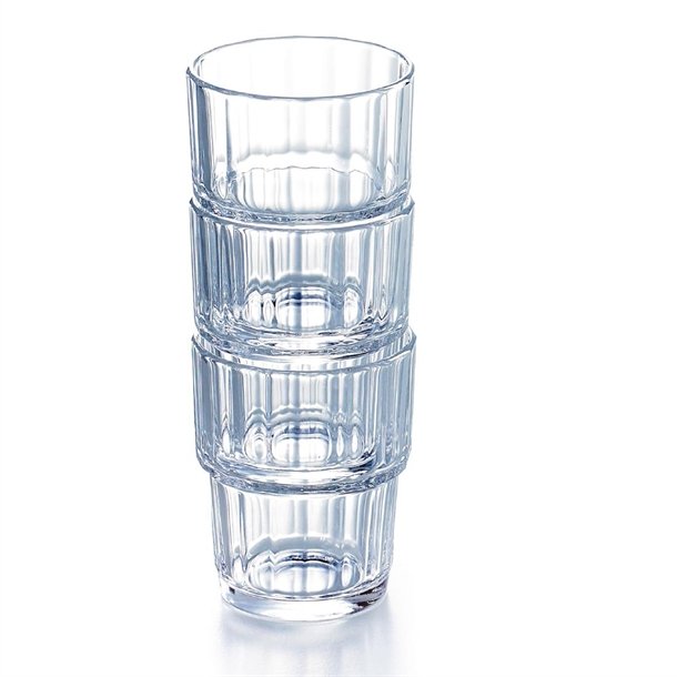Arcoroc Norvege Stapelbare Gläser 25 cl (Box 6)