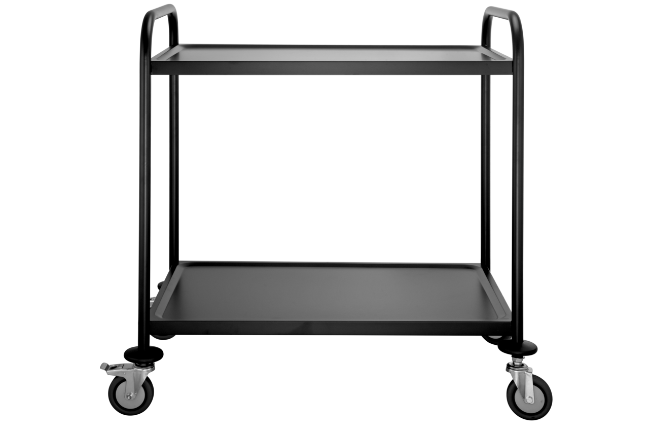 Chariot de service et de transport ECO 2 noir