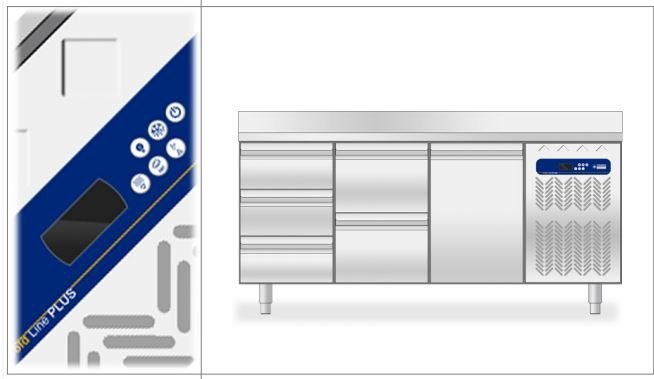 Kühltisch | Edelstahl | 2 Türen | 1514x800x(h)900mm 