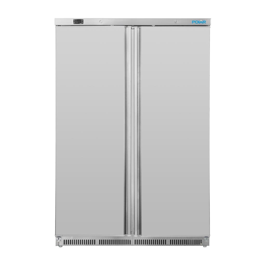 Polar C-series vriezer met dubbele deur roestvrij staal
